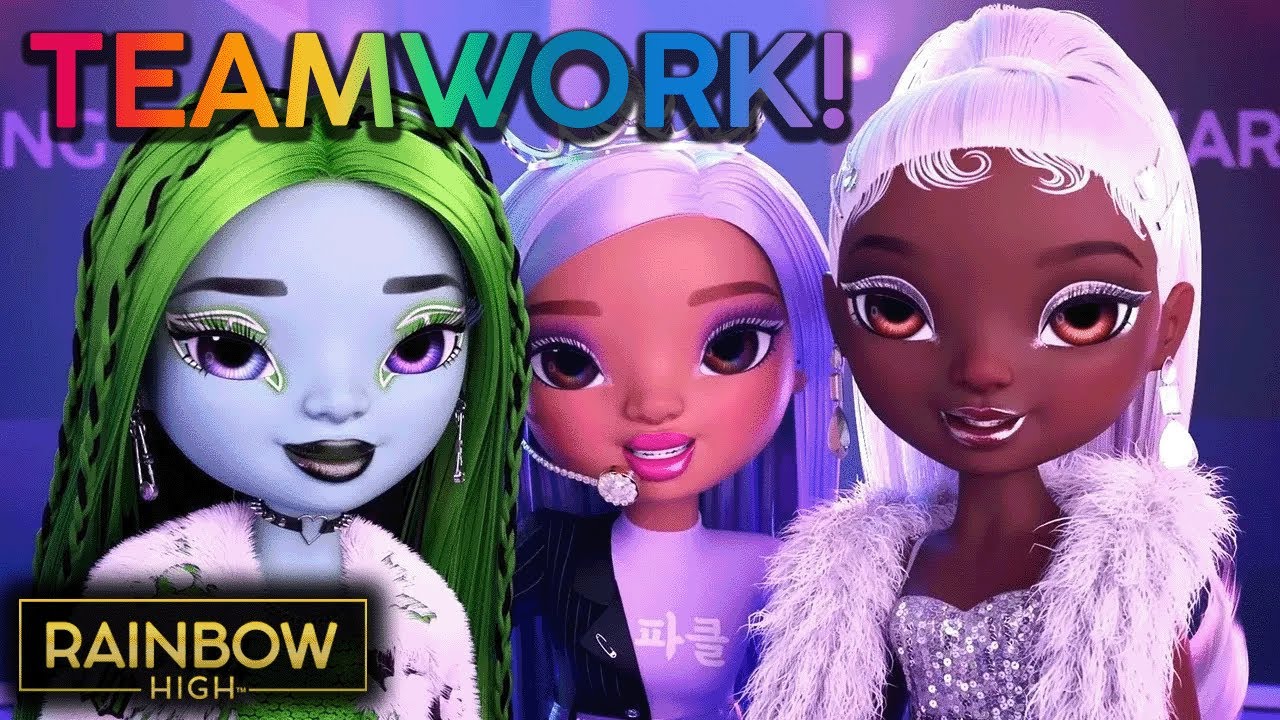Teamwork Makes the Dream Work! 🌈 🖤 | Rainbow High Compilation