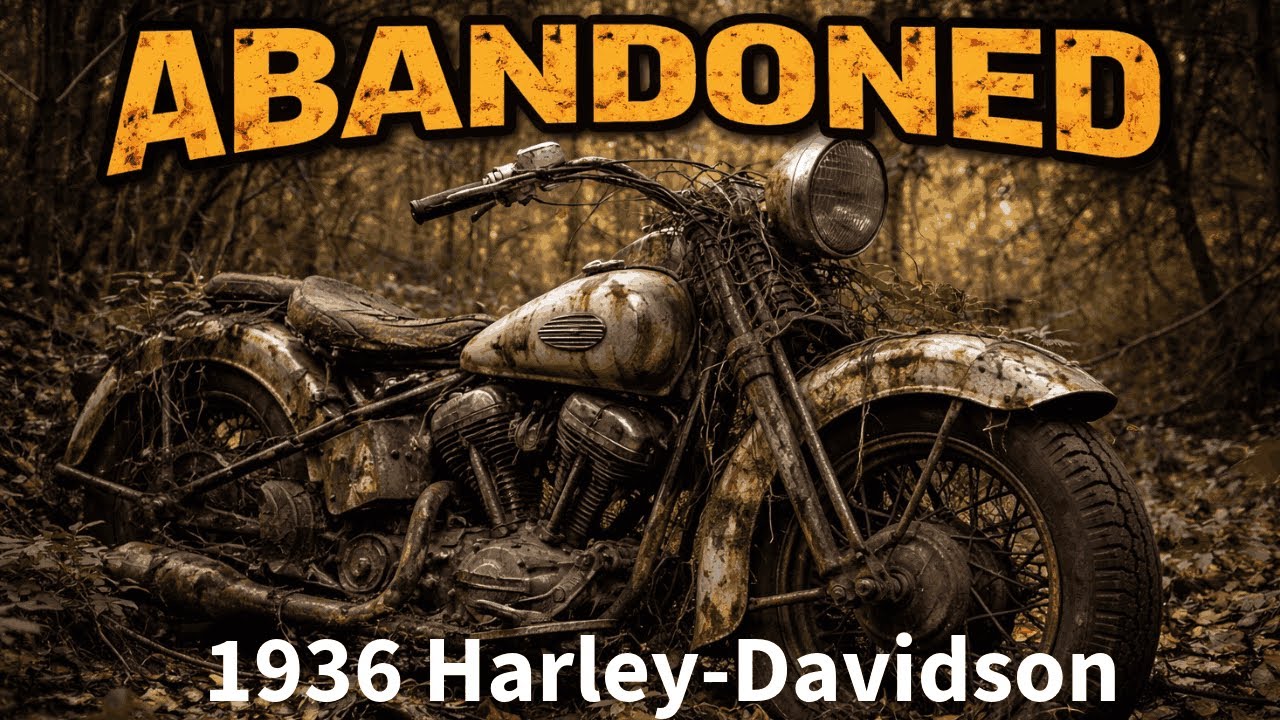 Abandoned Harley-Davidson Knucklehead EL (1936) Restoration | Silent ASMR
