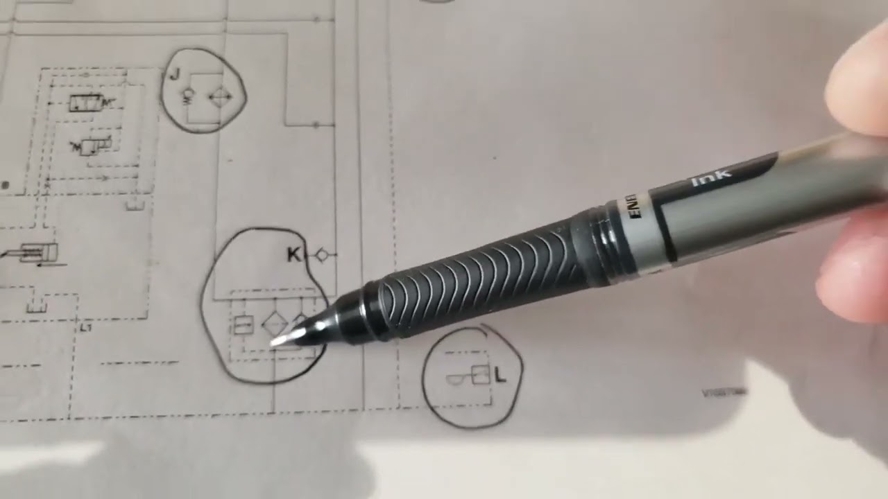 Volvo G976 Grader Hydraulic schematic Part 2/2