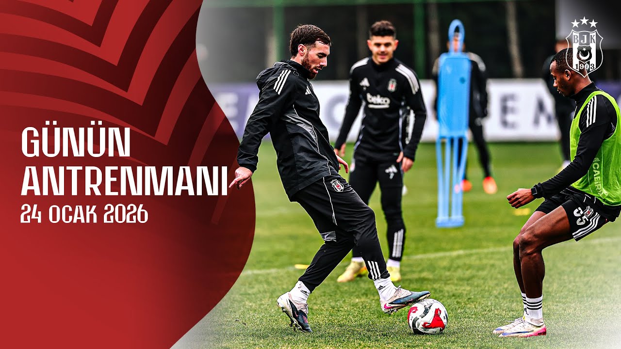 Eyüpspor Maçı Hazırlıklarına Tam Gaz Devam 💪🏻 | Beşiktaş Günün Antrenmanı | 24 Ocak
