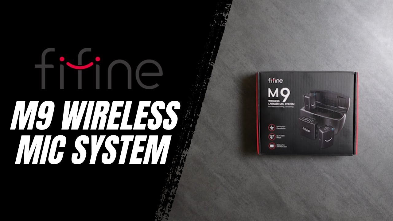 Fifine M9 - A Good Budget Wireless Mic System? @FIFINE