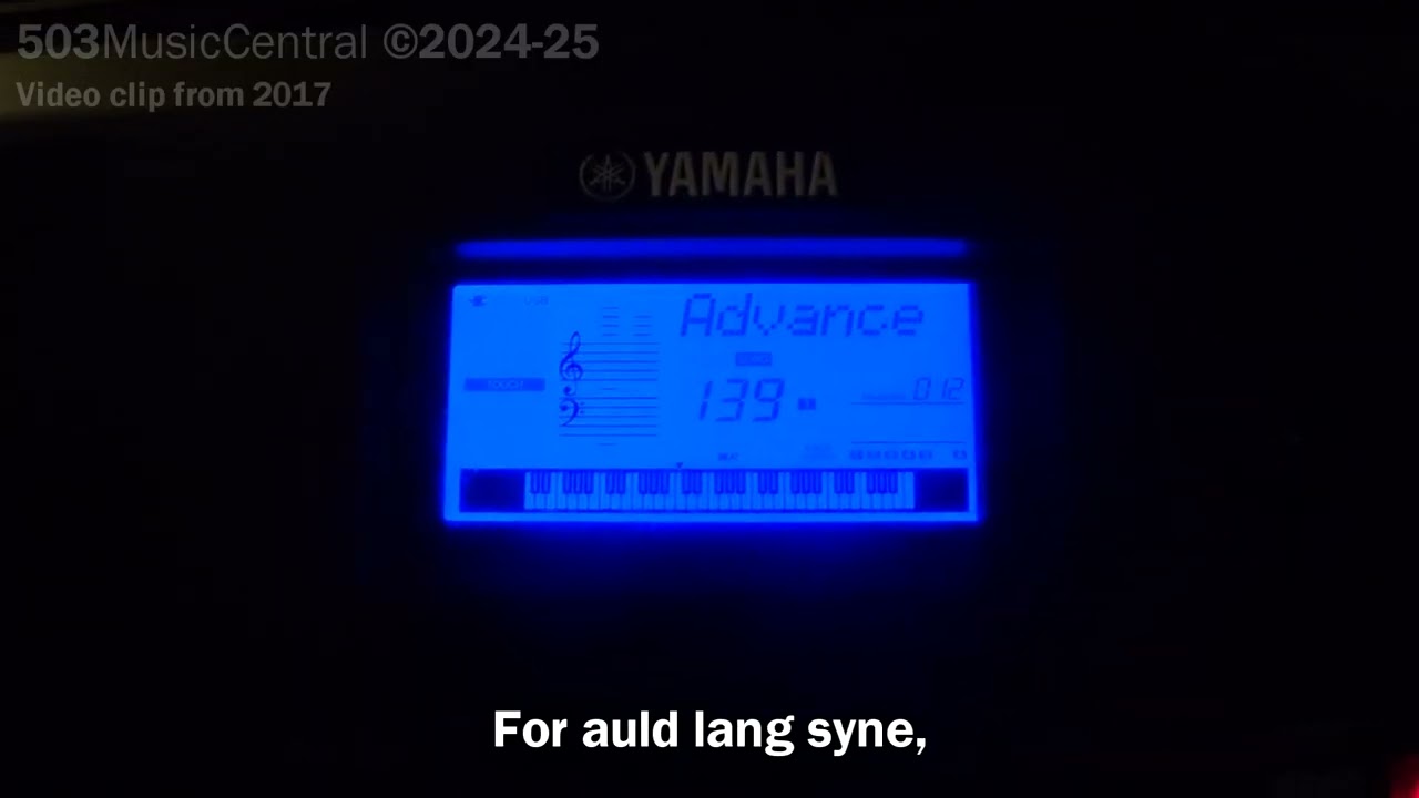 Advance Australia Fair w/ Lyrics to Auld Lang Syne