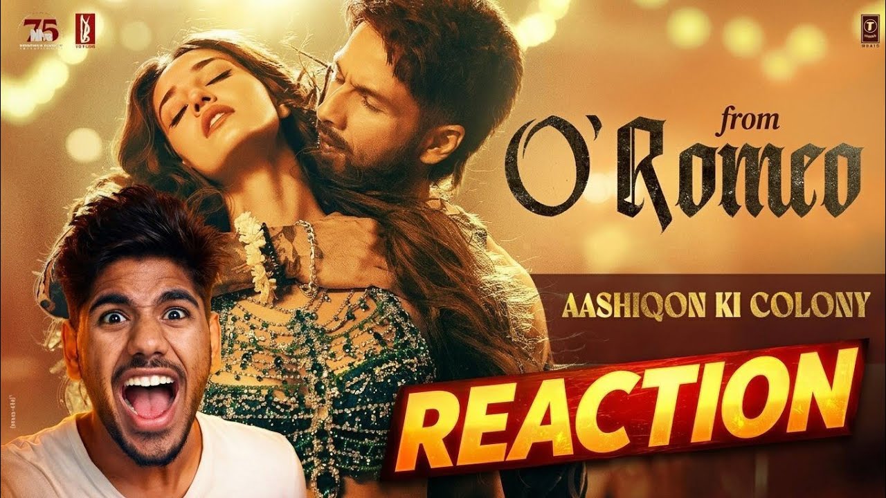 OMG🤯 Aashiqon Ki Colony Song Reaction | Sajid N |Vishal B |Gulzar |Madhubanti B | O Romeo Reaction
