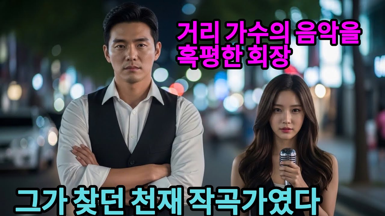 거리 가수의 음악을 ‘쓰레기’라 혹평한 회장,그가 5년간 전 재산을 걸고 찾던 천재 작곡가였다는 사실에 충격