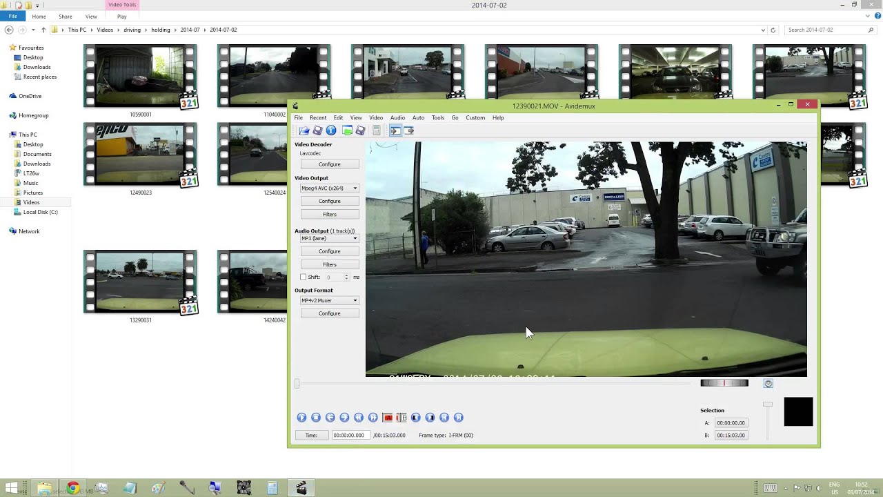 How to: Simple time-lapse from video with Avidemux
