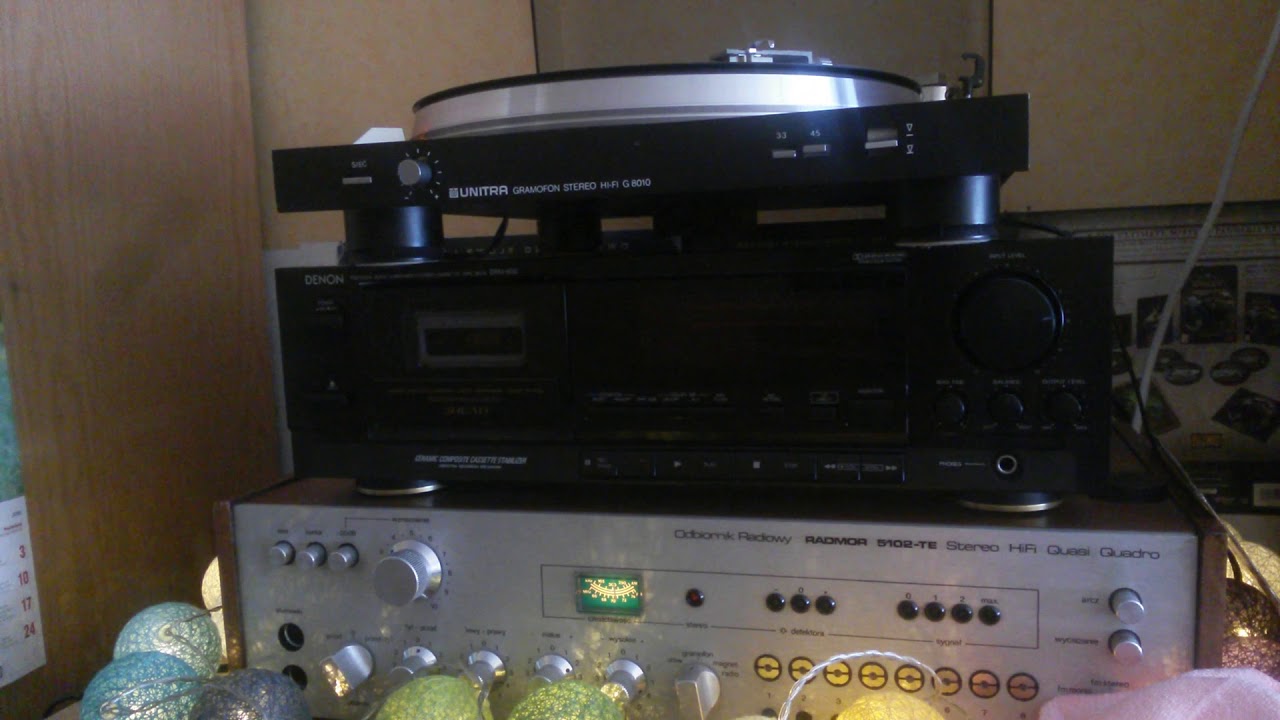 Gramofon stereofoniczny Unitra G8010 + Modern talking - Save me dont break me