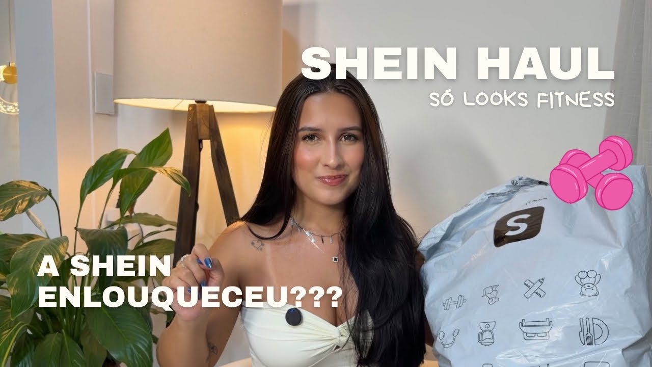 Comprinhas na SHEIN ⭐️ melhores lojas para comprar roupas Fitness + experimentando pe&ccedil;as