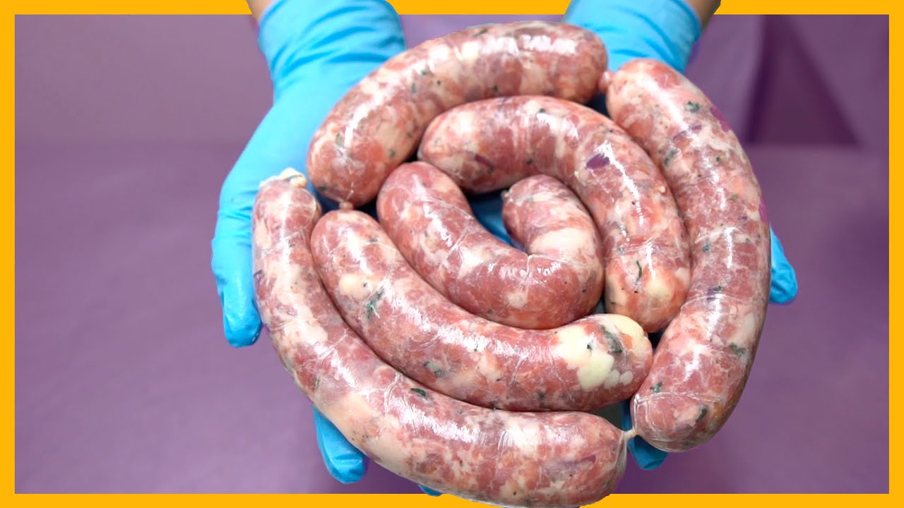 Como fazer Linguiça de pernil com queijo para churrasco serjão jp