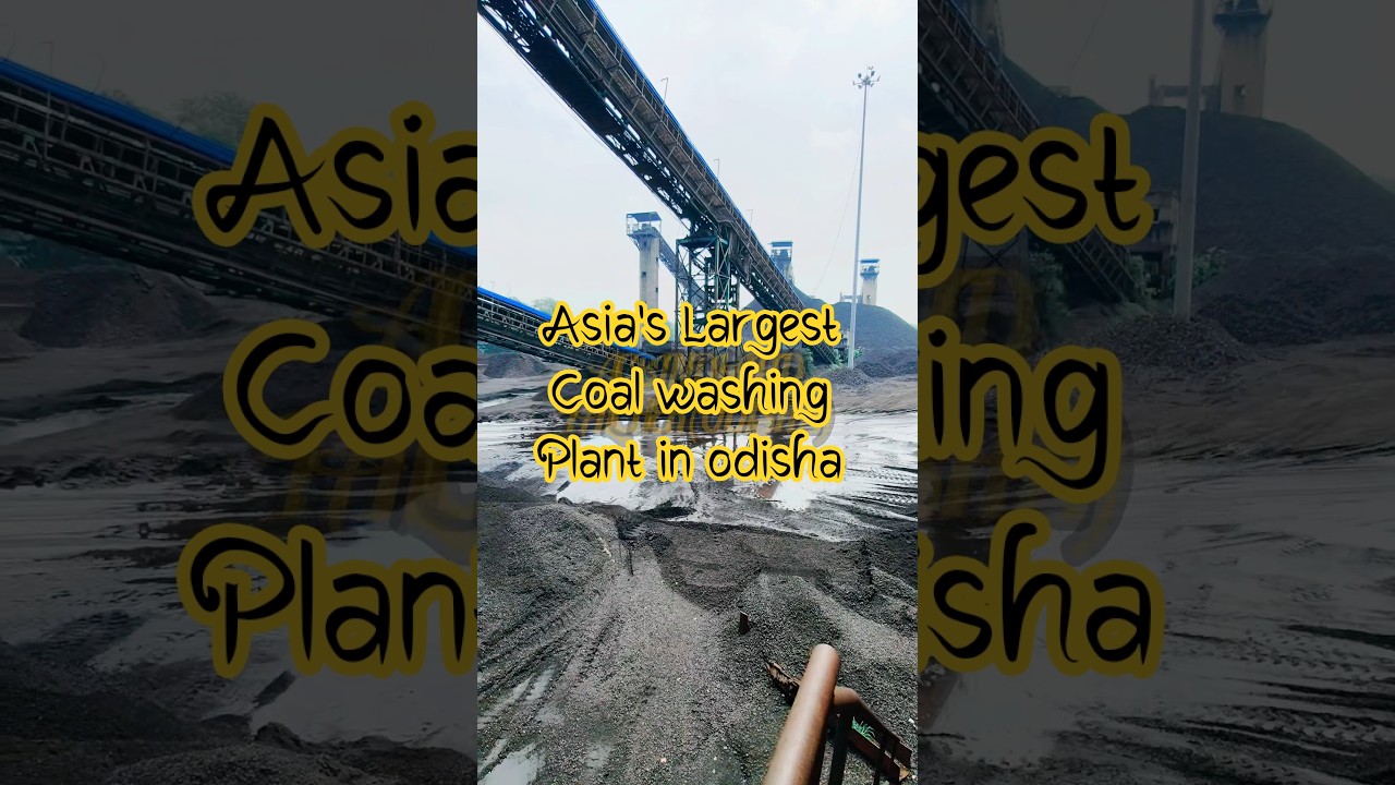 Asia's Largest coal washing plant ! Talcher ! Odisha ! #angul #odisha #coal #viralshorts #youtube