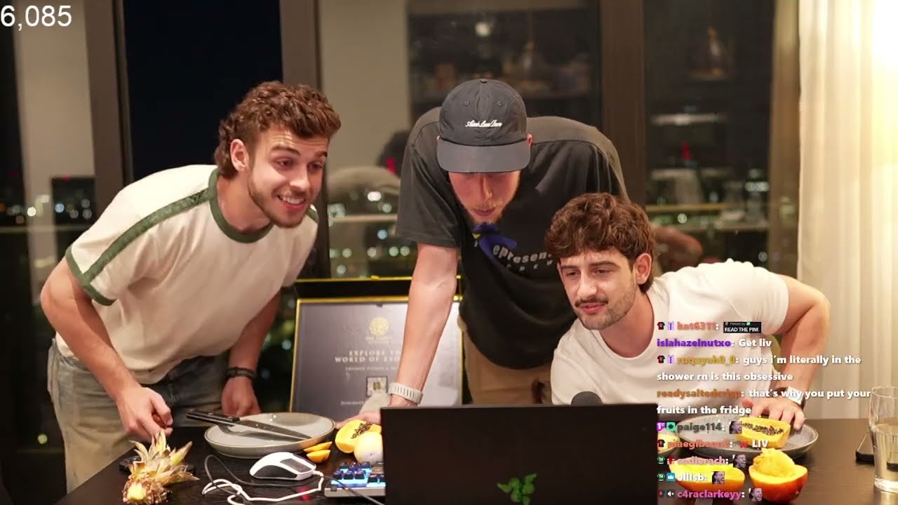 GEORGE CLARKEY Tries FOOD with CALFREEZY & ITALIAN BACH (FULL VOD)