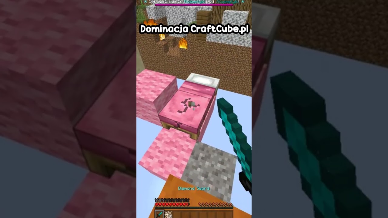 Lekka dominacja CreftCube.pl :p #mc #free #gaming #memes #kill #edit #bedwars #medal #win #wygrana