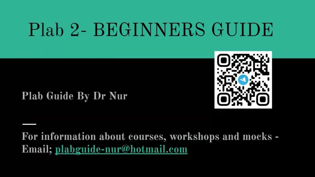 Useful Initial guidance for IMGs starting preparation for PLAB 2 covering a wide range of tips.
