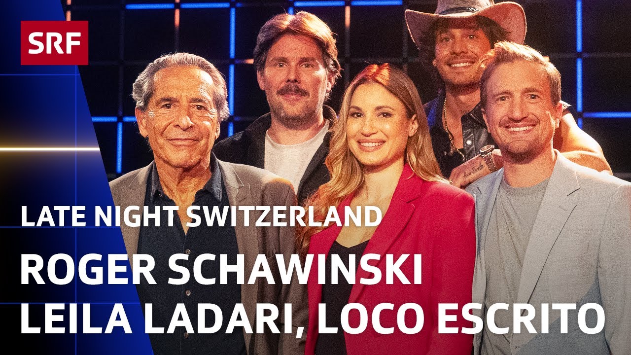 Roger Schawinksi, Leila Ladari, Vera Dillier, Loco Escrito | Comedy | Late Night Switzerland | SRF