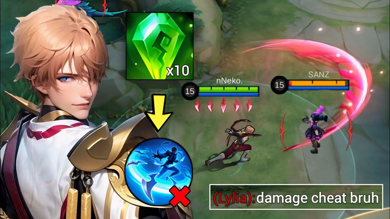 NEW AAMON BROKEN DAMAGE BUILD! NO NEED ULTI!!!😳 [ cheat or not? ]