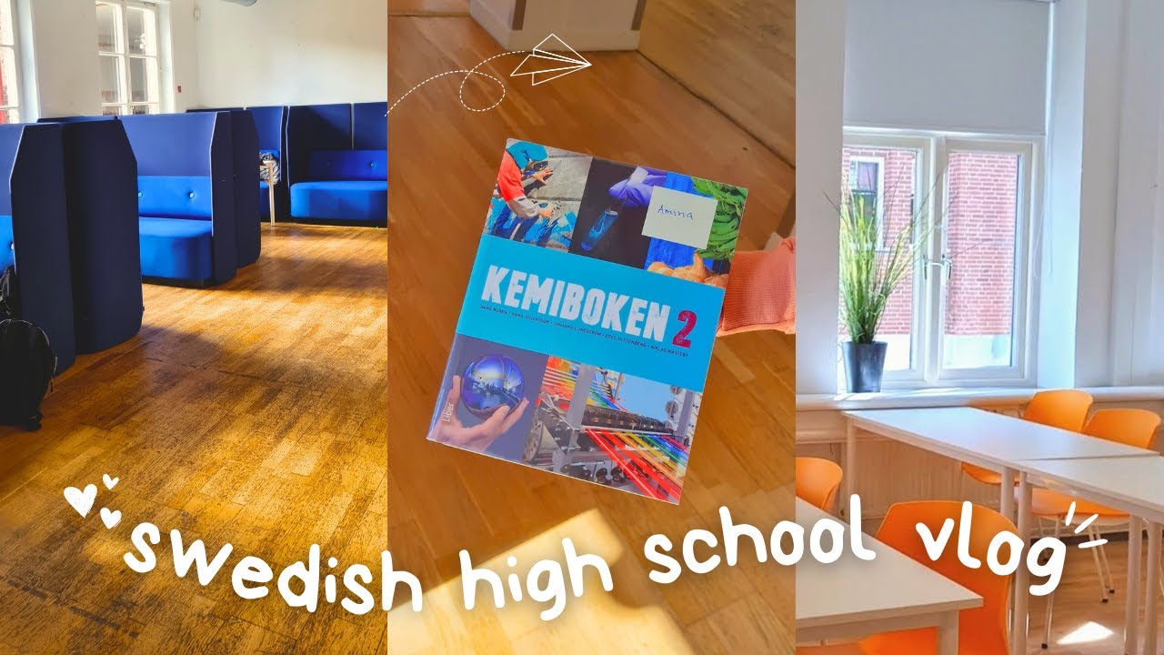My Life as a SWEDISH High School Senior!😊