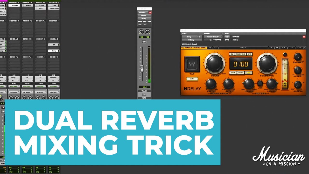 Dual Reverb Mixing Trick