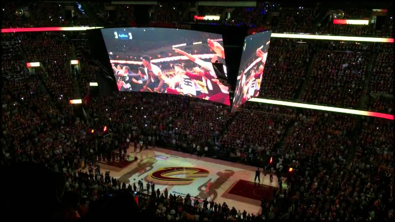 2015 NBA Finals Game 3 Complete Intro Cavs vs Warriors 6.9.15 Rascal Flatts National Anthem