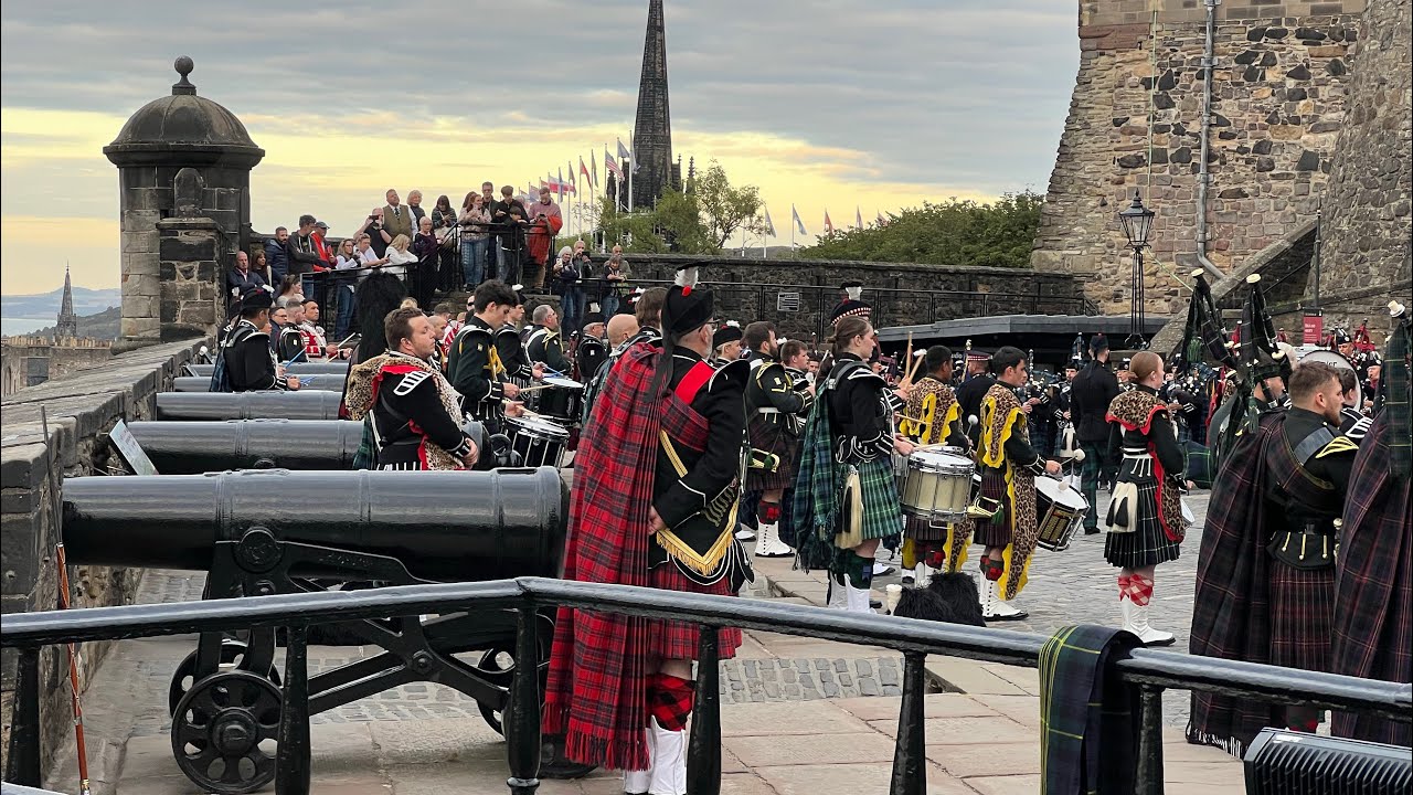 The Big Blaw Royal Edinburgh Military Tattoo 2025 views of Old Town and dramatic views of the castle