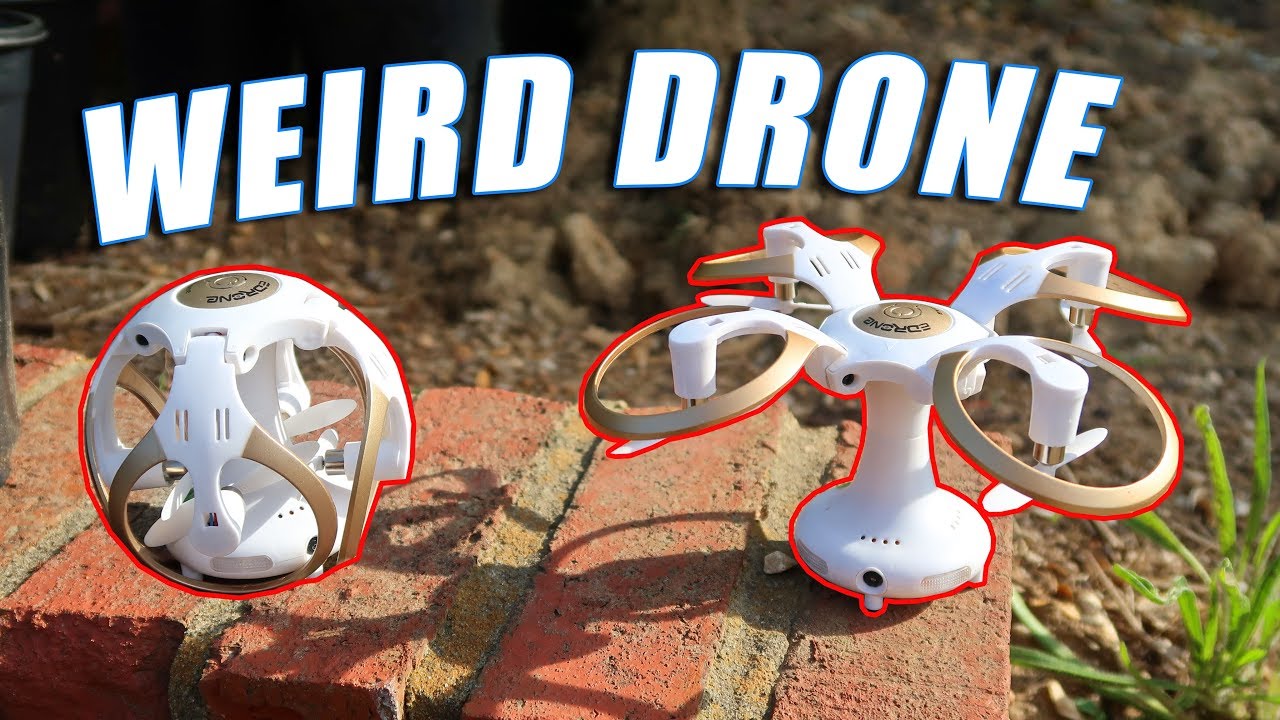COOL Weird & Different Folding Camera Drone - Ball / Tower Drone - TheRcSaylors