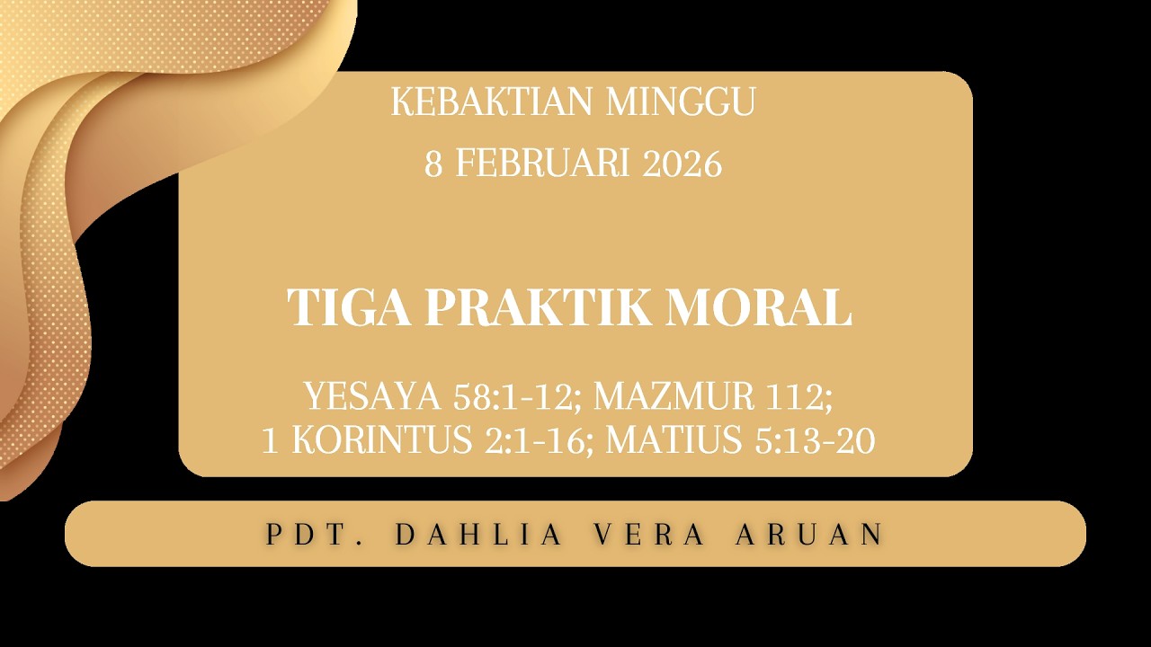 Ibadah Umum GKI Pondok Indah 8 Februari 2026
