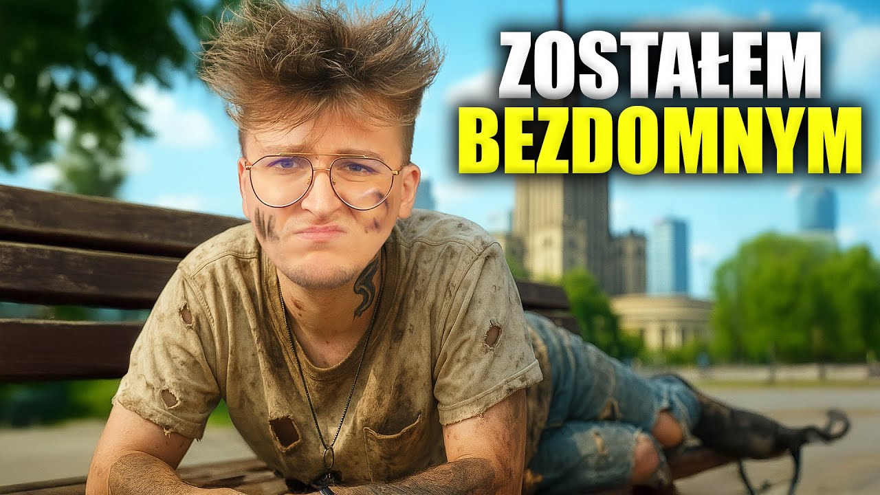 STRASZNE HISTORIE - ZOSTAŁEM BEZDOMNYM na 24H