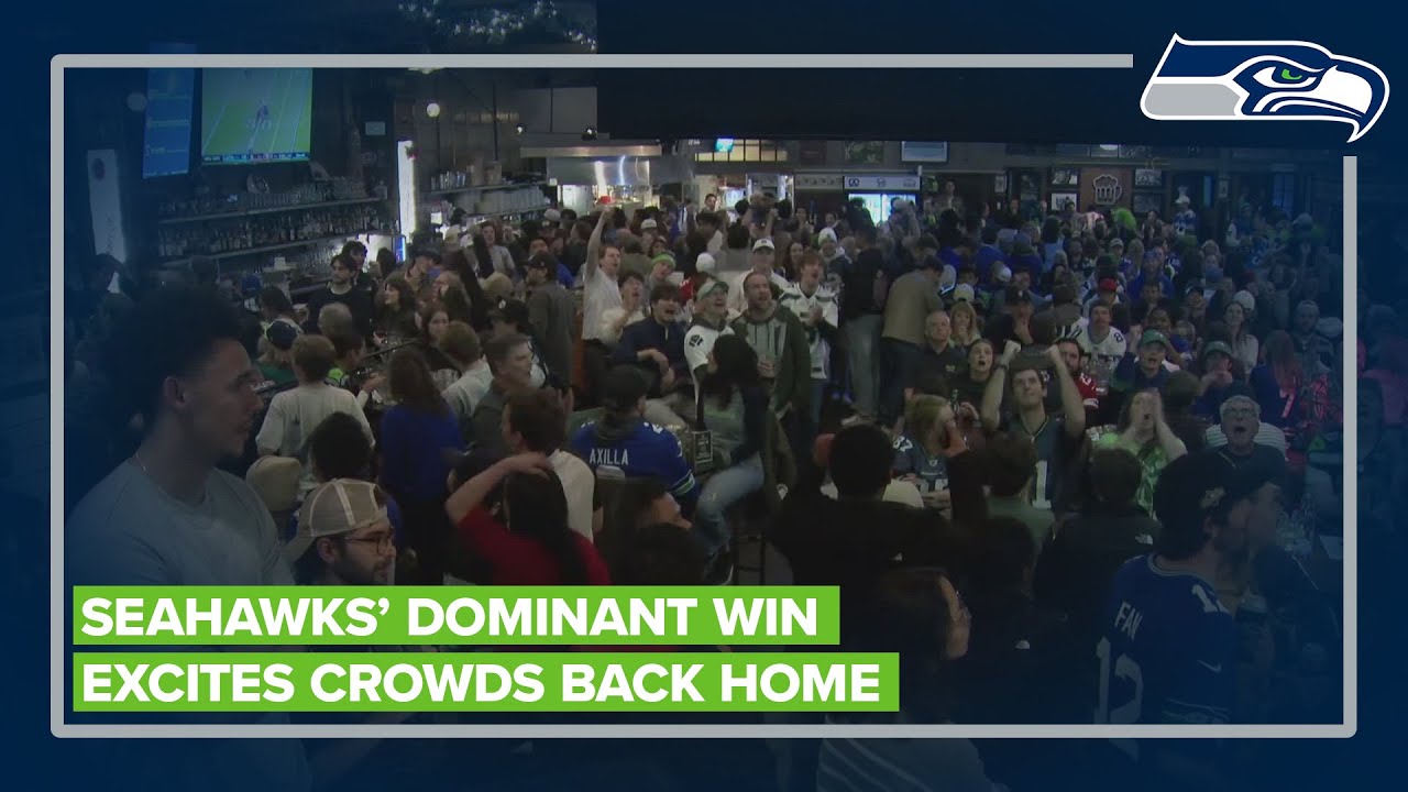 Seahawks win lights up Seattle as fans revel in division victory