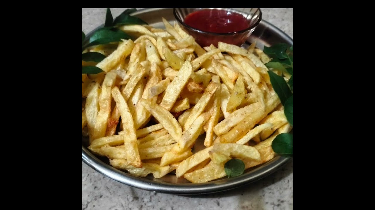 Crispy french fries recipe in telugu #telugucooking #food #cooking 