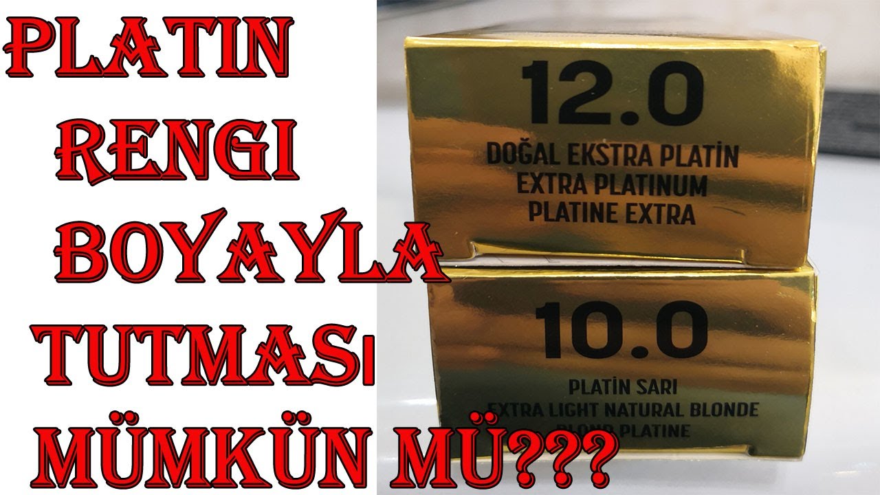 platin renk boyalarla tutarmı?platin rengi nasıl elde ederiz