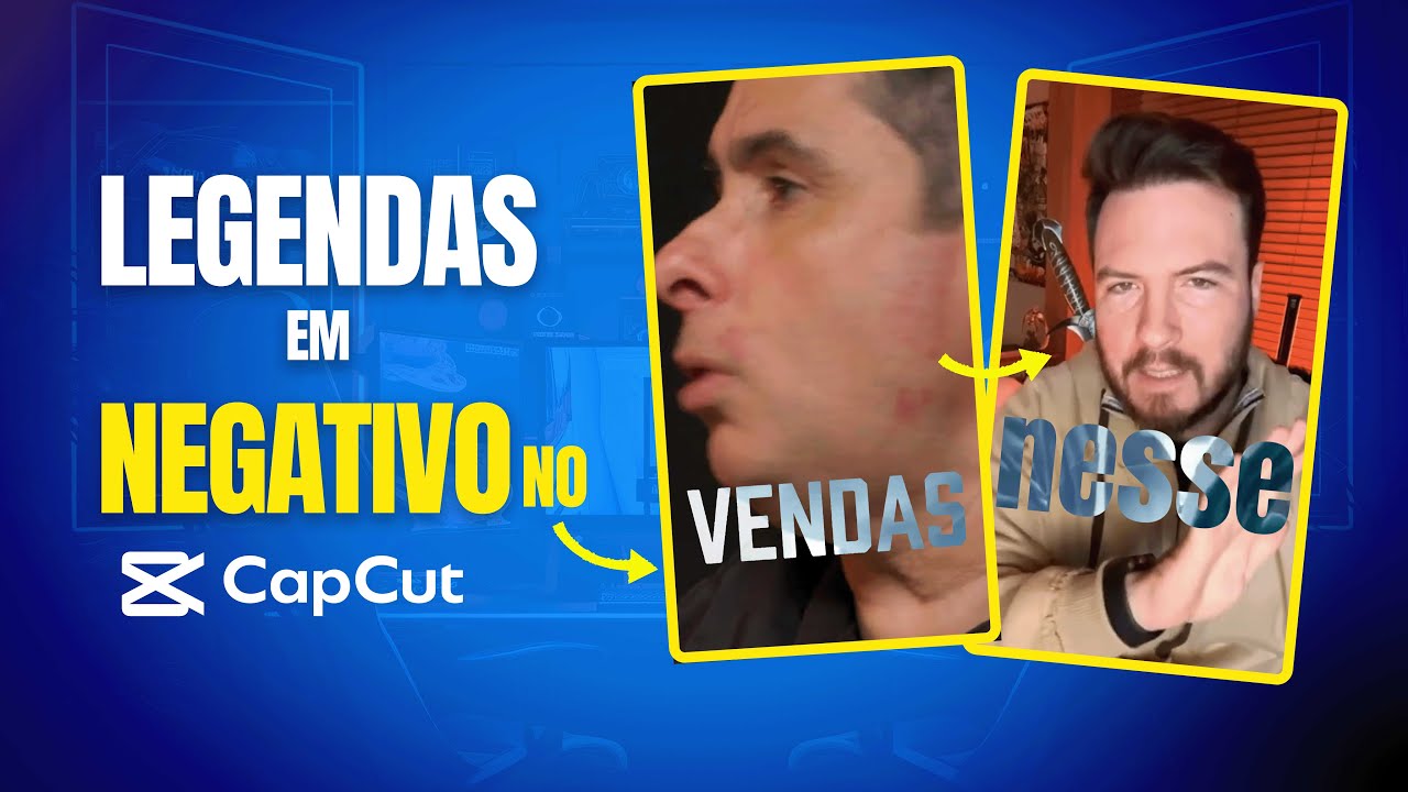 CRIE LEGENDAS EM EFEITO NEGATIVO EM MENOS DE 3 MINUTOS | Tutorial Capcut