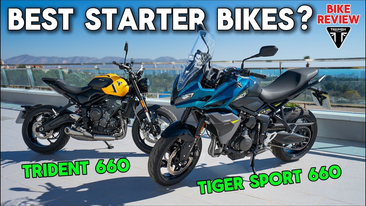 Are these the BEST middleweight starter bikes? | 2026 Triumph Trident 660 & Tiger Sport 660 review