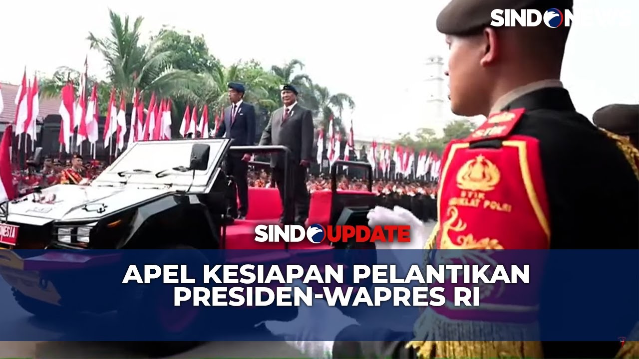 Jokowi dan Prabowo Hadiri Apel Kesiapan Pelantikan Presiden di Mako Brimob Depok