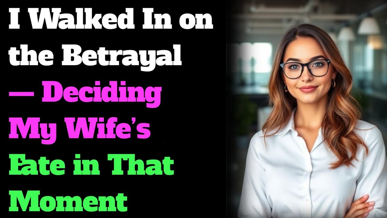 I Walked In on the Betrayal — Deciding My Wife’s Fate in That Moment