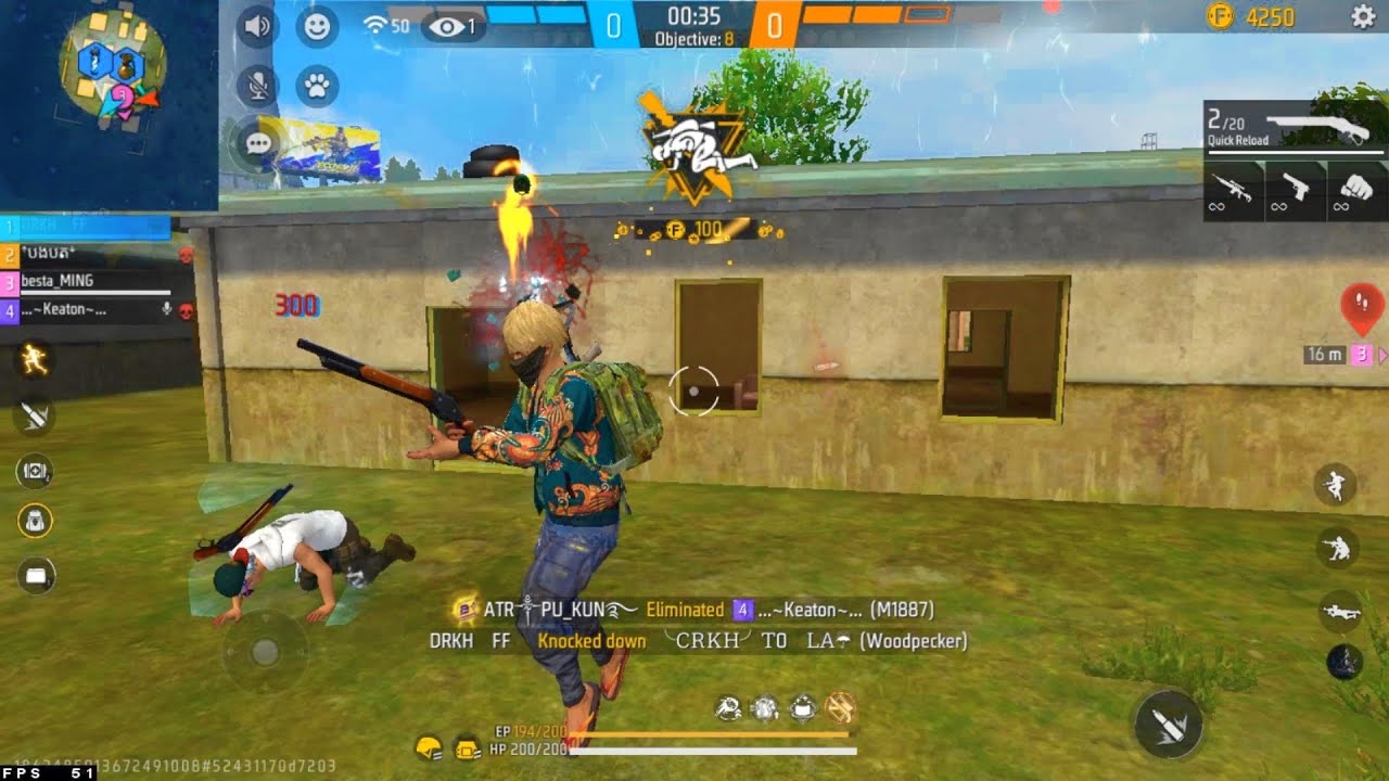 មកបាញ់ 3 VS 4 😧