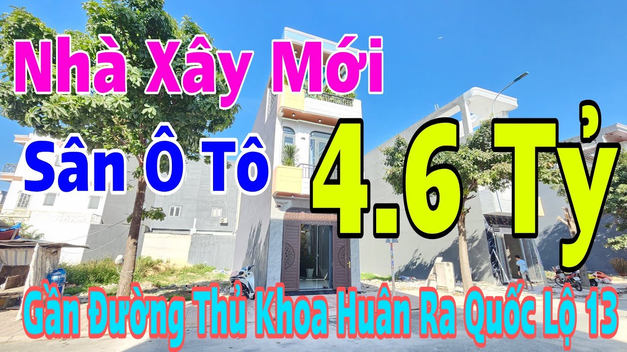 (1242) Bán Nhà Hoàn Công, Gần Đường Thủ Khoa Huân, 1 Trệt 2 Lầu, Sân Thượng