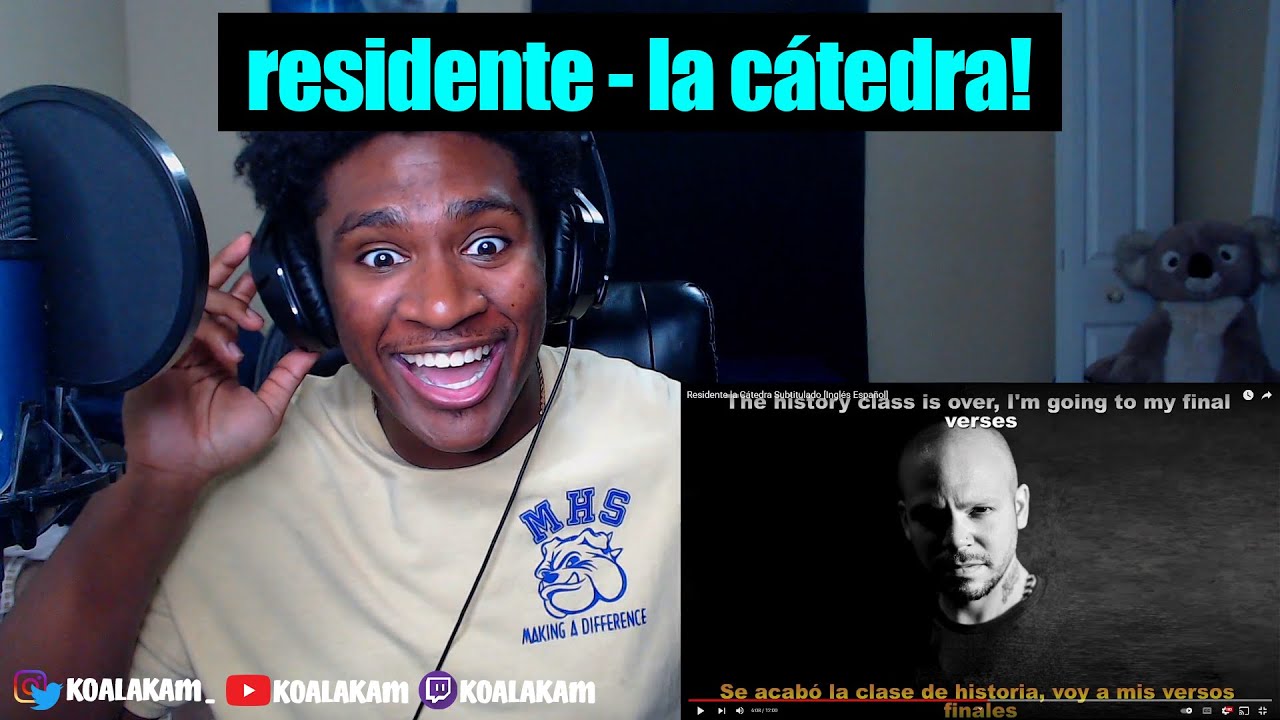 12 minutes of straight BRUTALNESS... Residente - La Cátedra | reaction