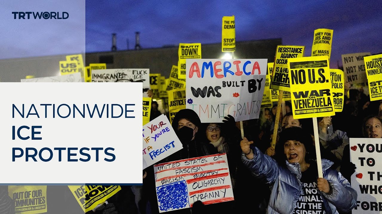 'No work and no school' anti-ICE protests spread across US