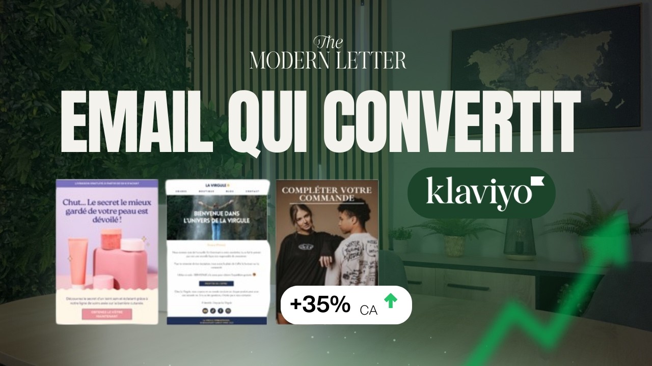 Vos emails ne convertissent pas ? Voici nos 6 conseils sur Klaviyo