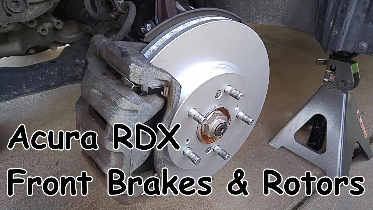 Замена передних тормозов и роторов Acura RDX (I4 2.3L Turbo)