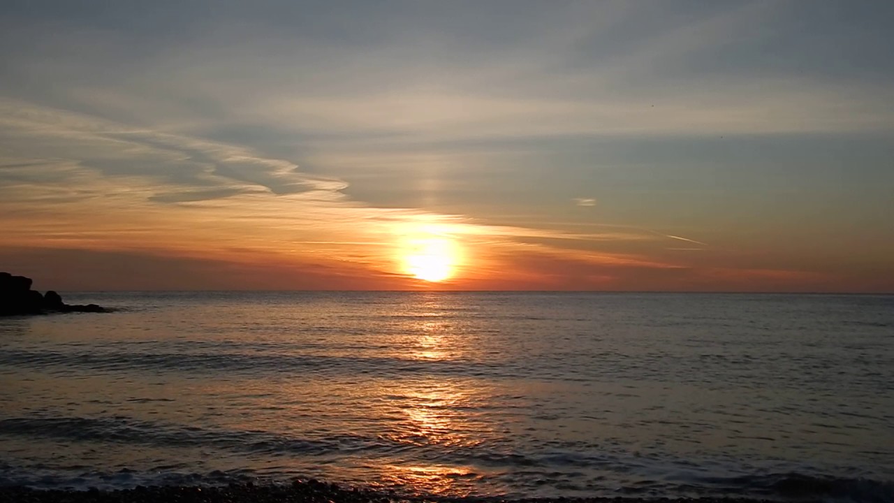 Sunrise on Bray Beach