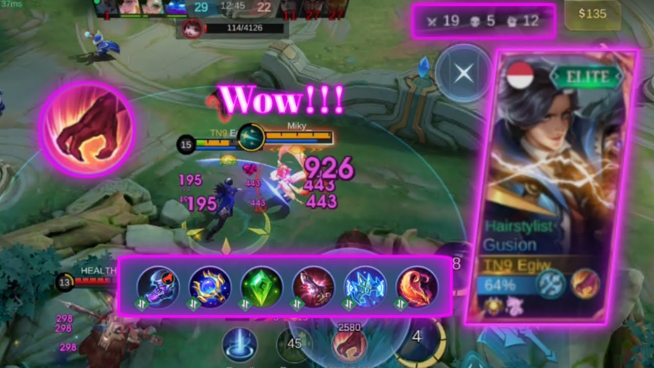 Build gusion full Penetration sakit banget