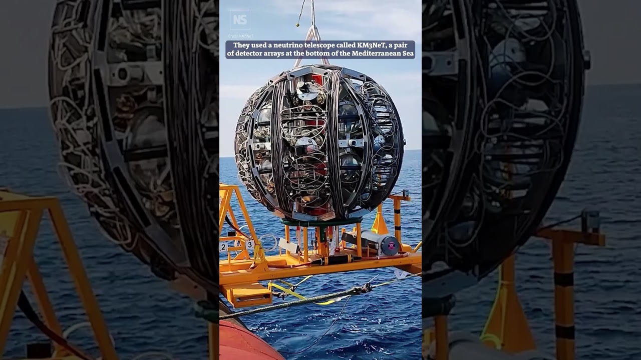Record-breaking neutrino tears through the Mediterranean Sea⁠