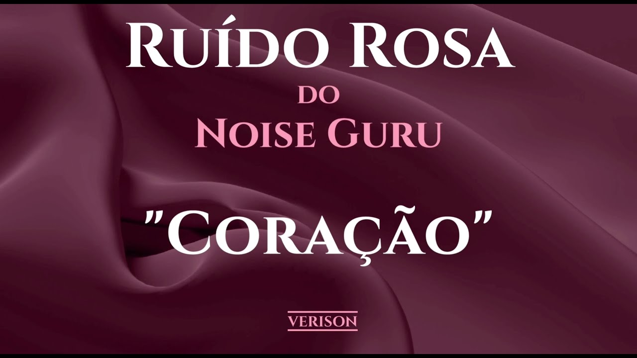 10 HORAS (tela escura) RU&Iacute;DO ROSA para MELHOR SONO | MEDITA&Ccedil;&Atilde;O | ESTUDIO | MASCARA DE SOM