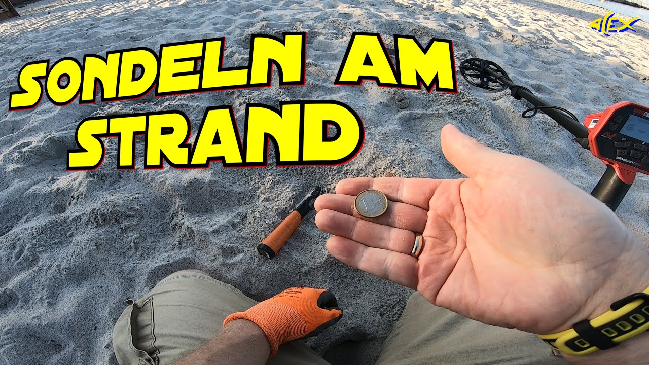 Sondeln mit Metalldetektor | Schatzsuche am Strand