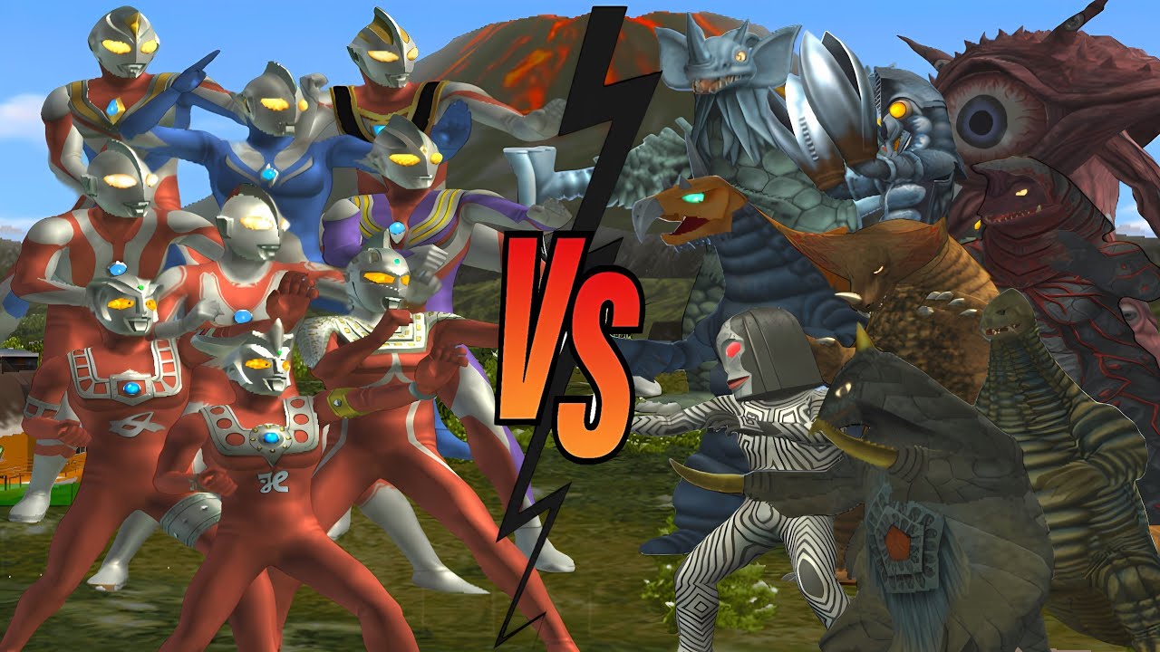 ウルトラマン LEO VS BEMSTAR, ULTRAMAN ASTRA VS REDKING, ULTRASEVEN VS ALIEN DADA, JACK VS GOMORA #ウルトラマン 