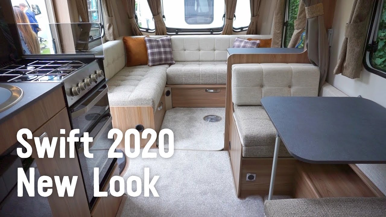 NEW LOOK 2020 Swift Caravans: Sprite, Eccles, Challenger, Elegance & Basecamp