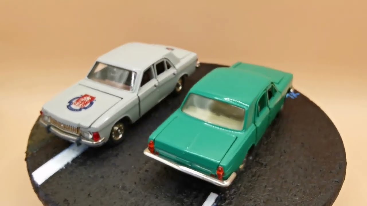 GAZ- 3102 & GAZ- 24 A14, VOLGA, USSR scale model 1:43 ВОЛГА ГАЗ 24, ГАЗ 3102 капрон