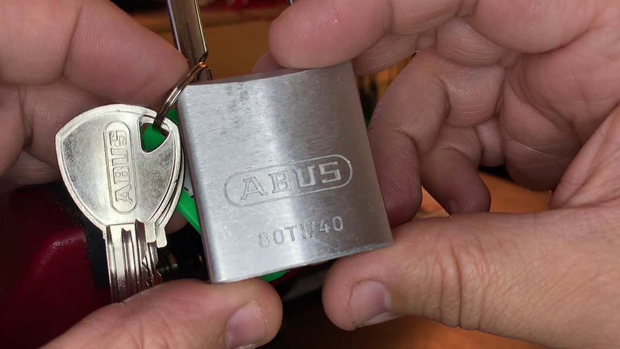 Five Days of Abus Padlocks #5 - Abus 80TI/40 Picked