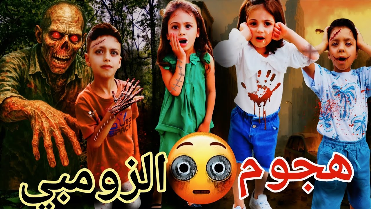 الزومبي هجم علينا 😨😱 محمد فقد السيطرة😥😡 وتحول لزومبي ☠️غزل وفاطمة نهاروا😩#اشتراك#ضحك @lolo_fatome