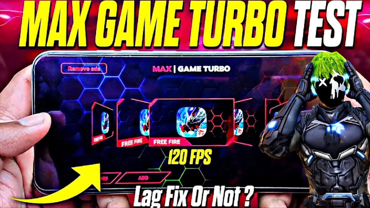 I test free fire fix lag app