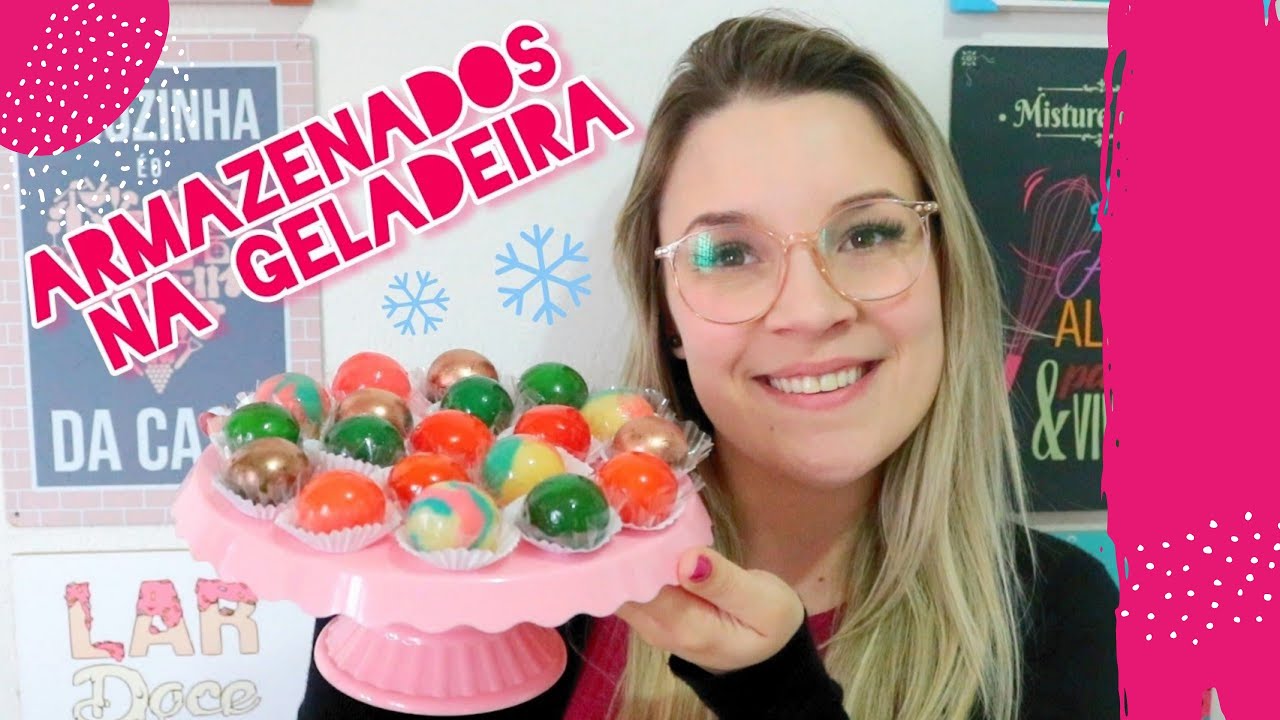 Doces do amor | Armazenados na geladeira
